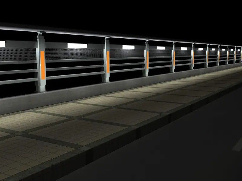 铝合金灯光护栏